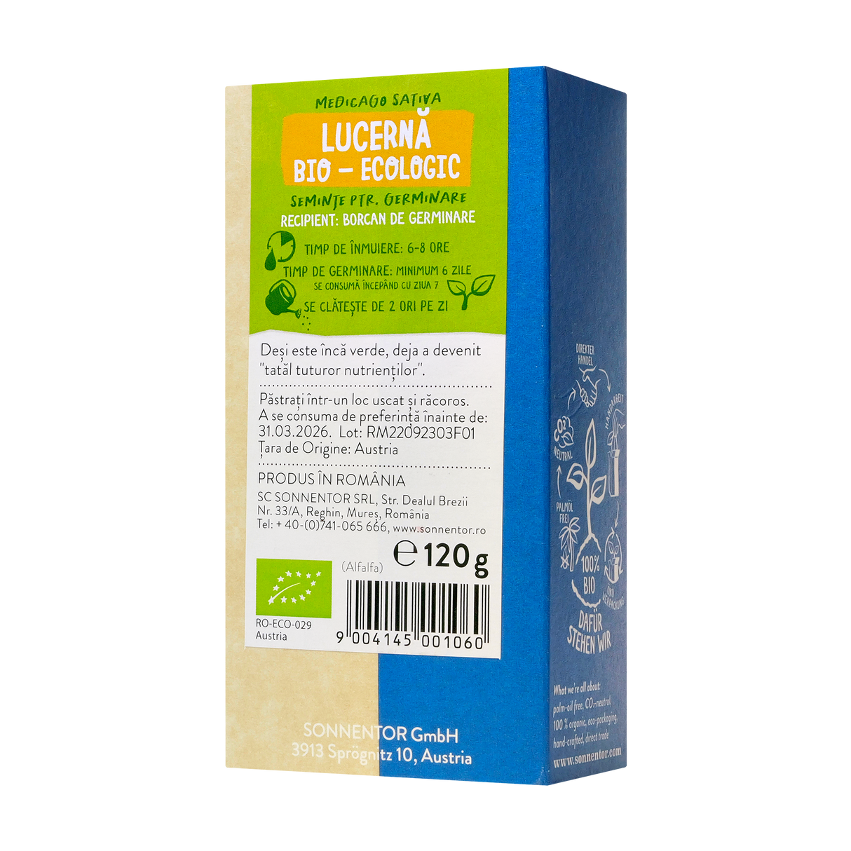 Seminte (germeni) lucerna 120 g