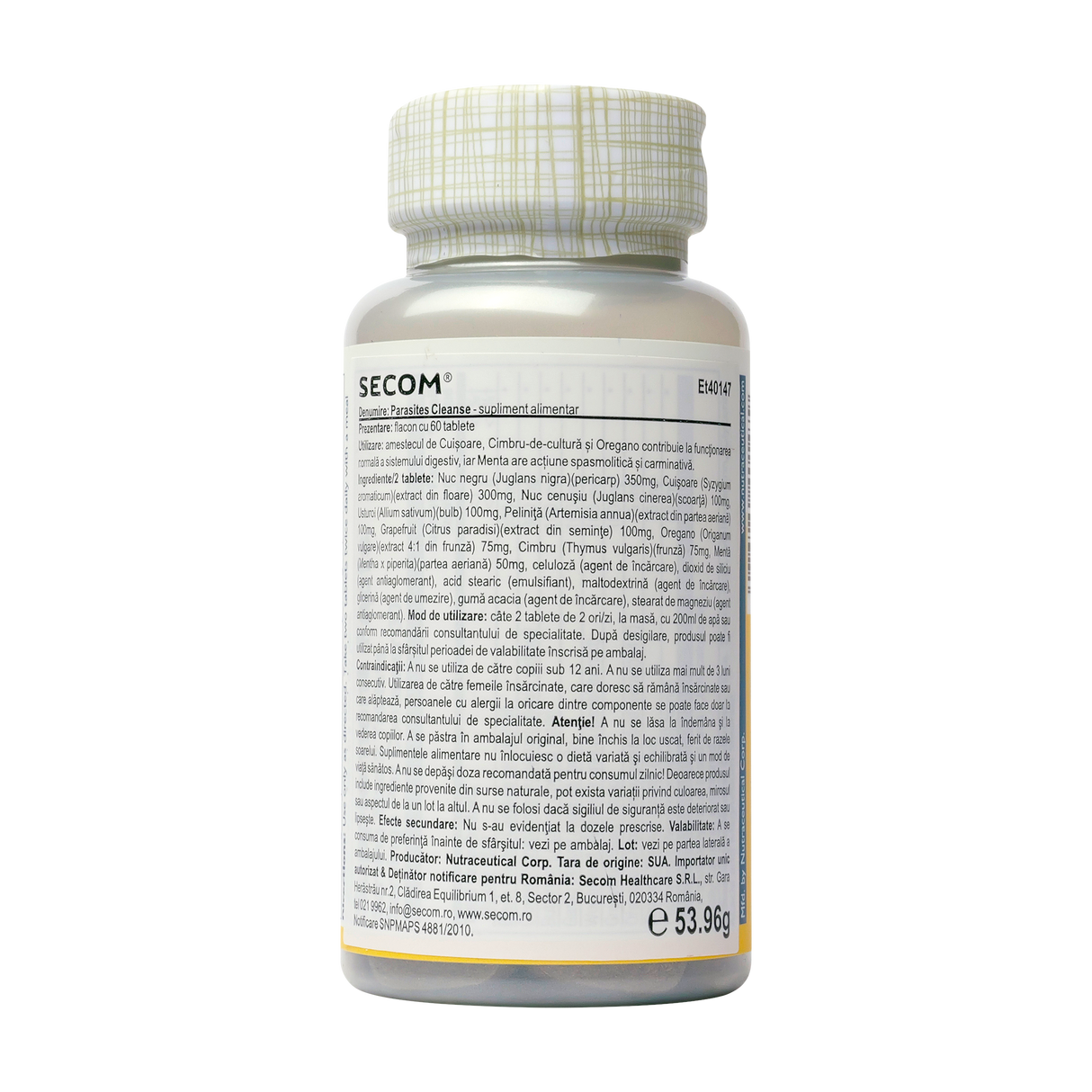 Parasites cleanse 60 tablete