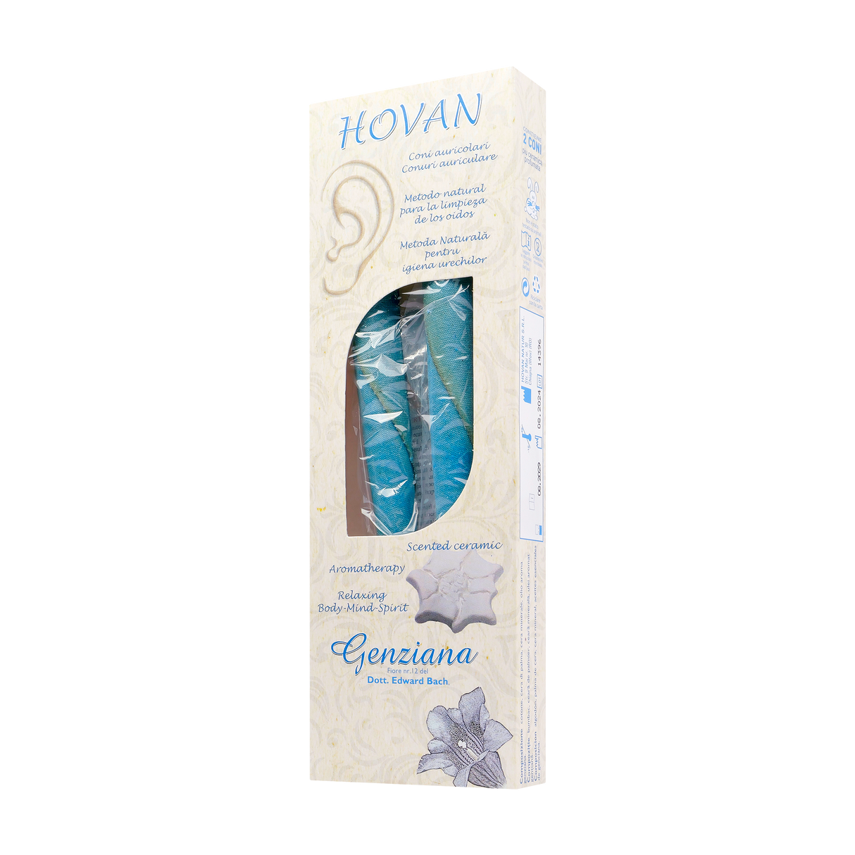 Conuri auriculare ceara albine aromate mari 2 bucati