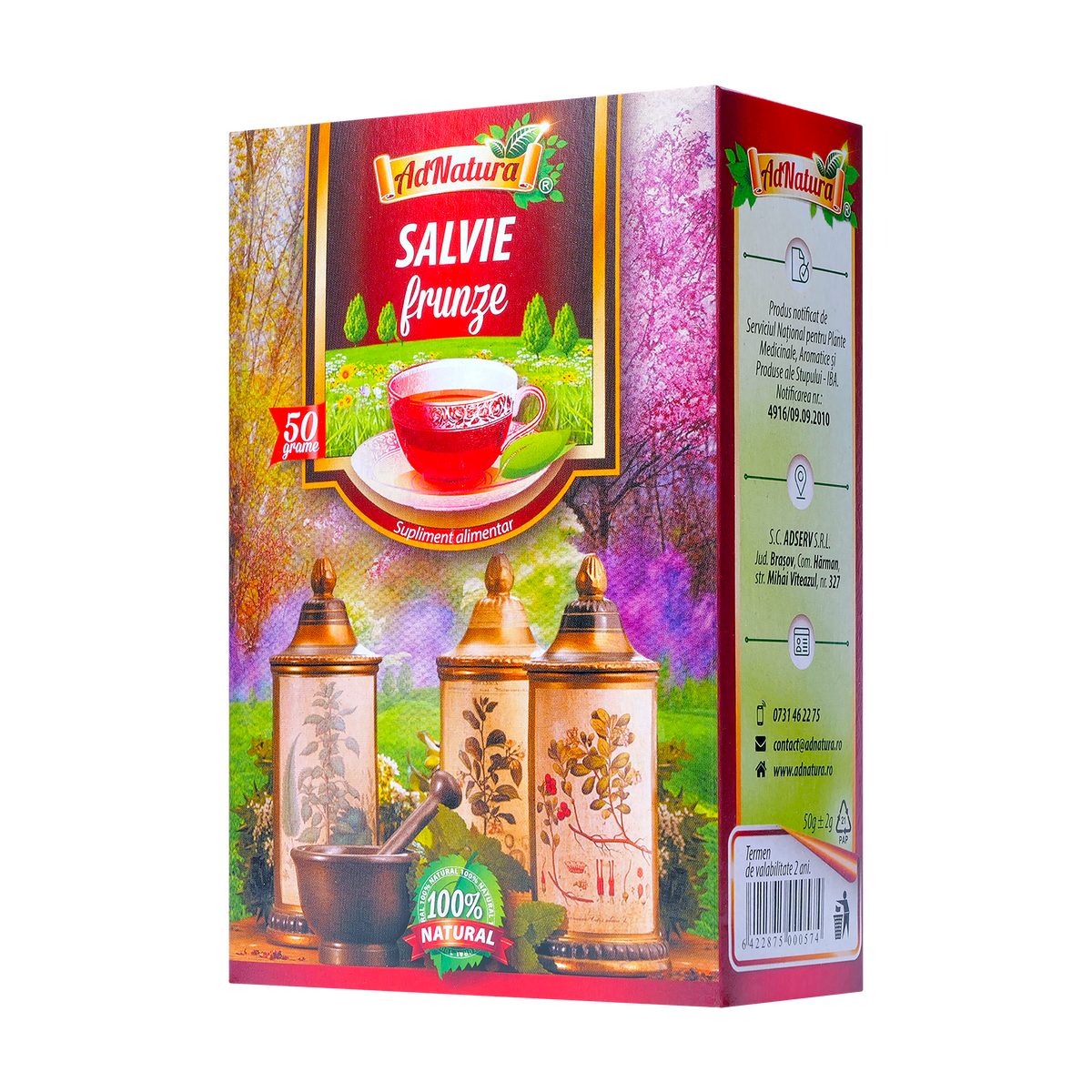 Ceai de Salvie 50 g AdNatura