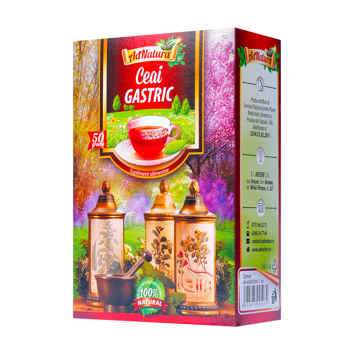 Ceai Gastric 50 g AdNatura