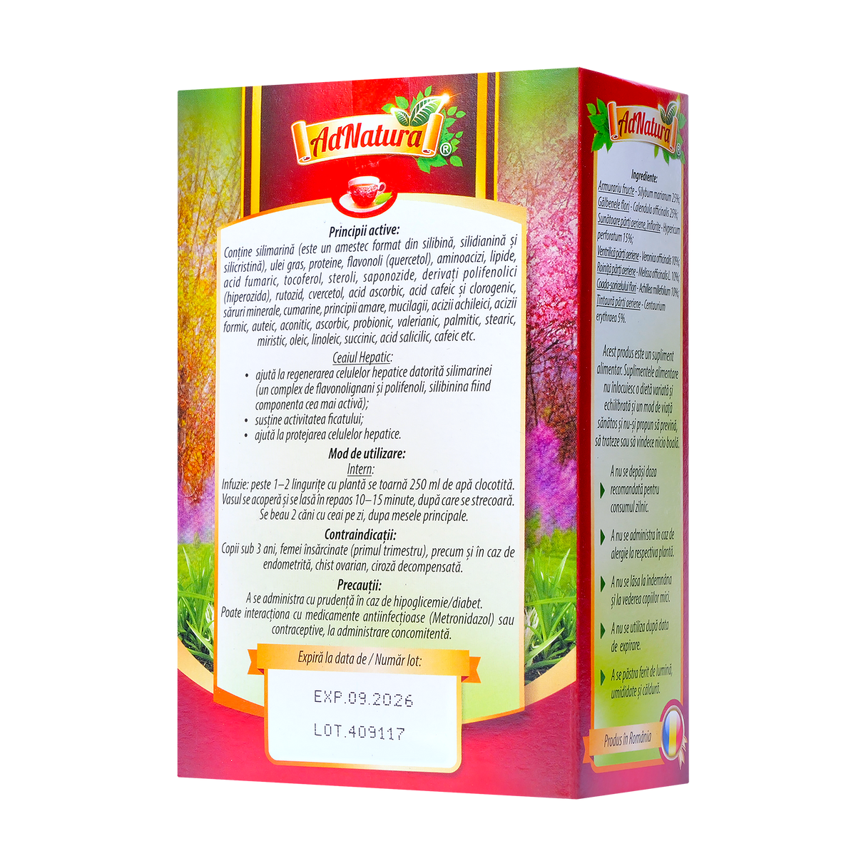 Ceai Hepatic 50 g AdNatura