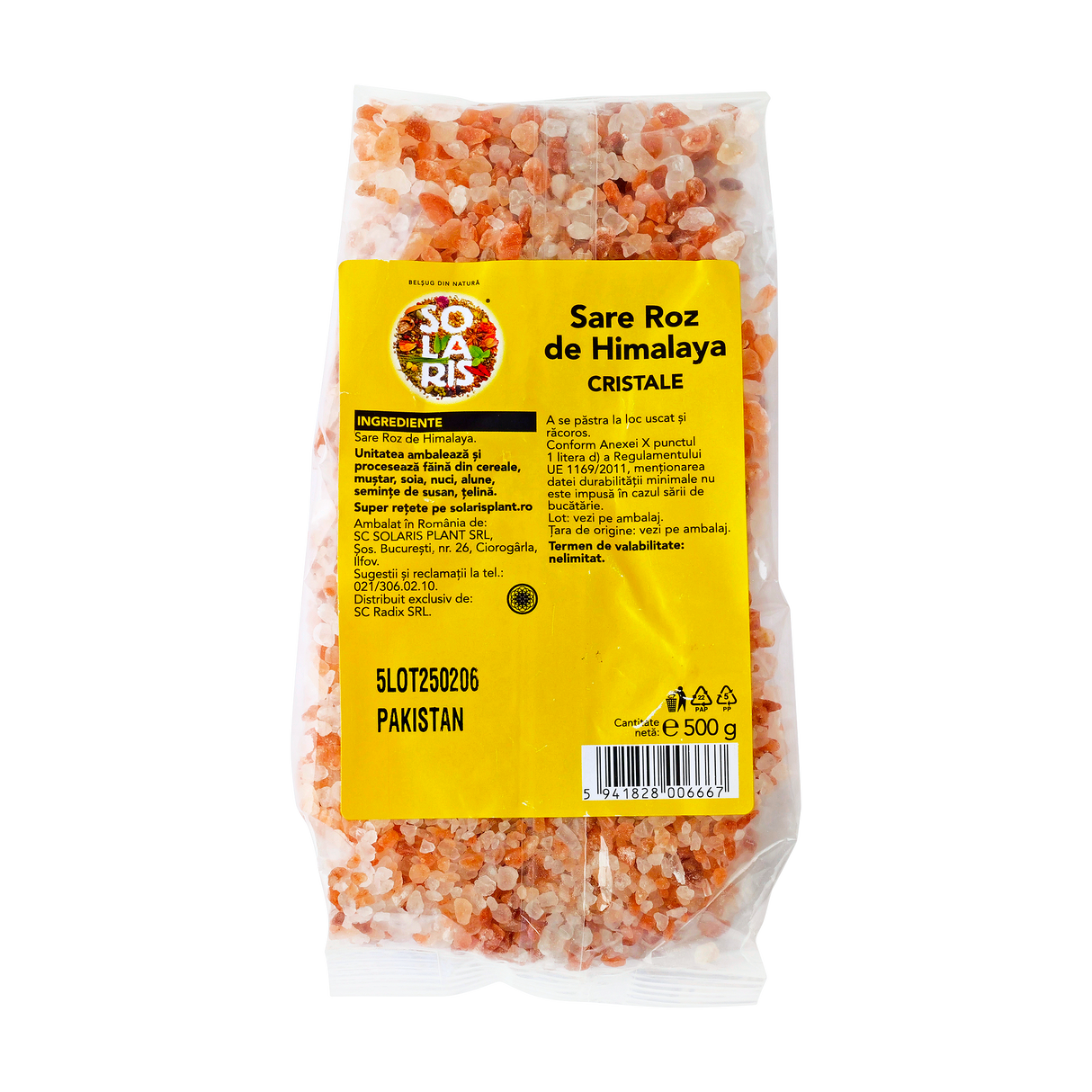 Sare roz de himalaya cristale 500 g