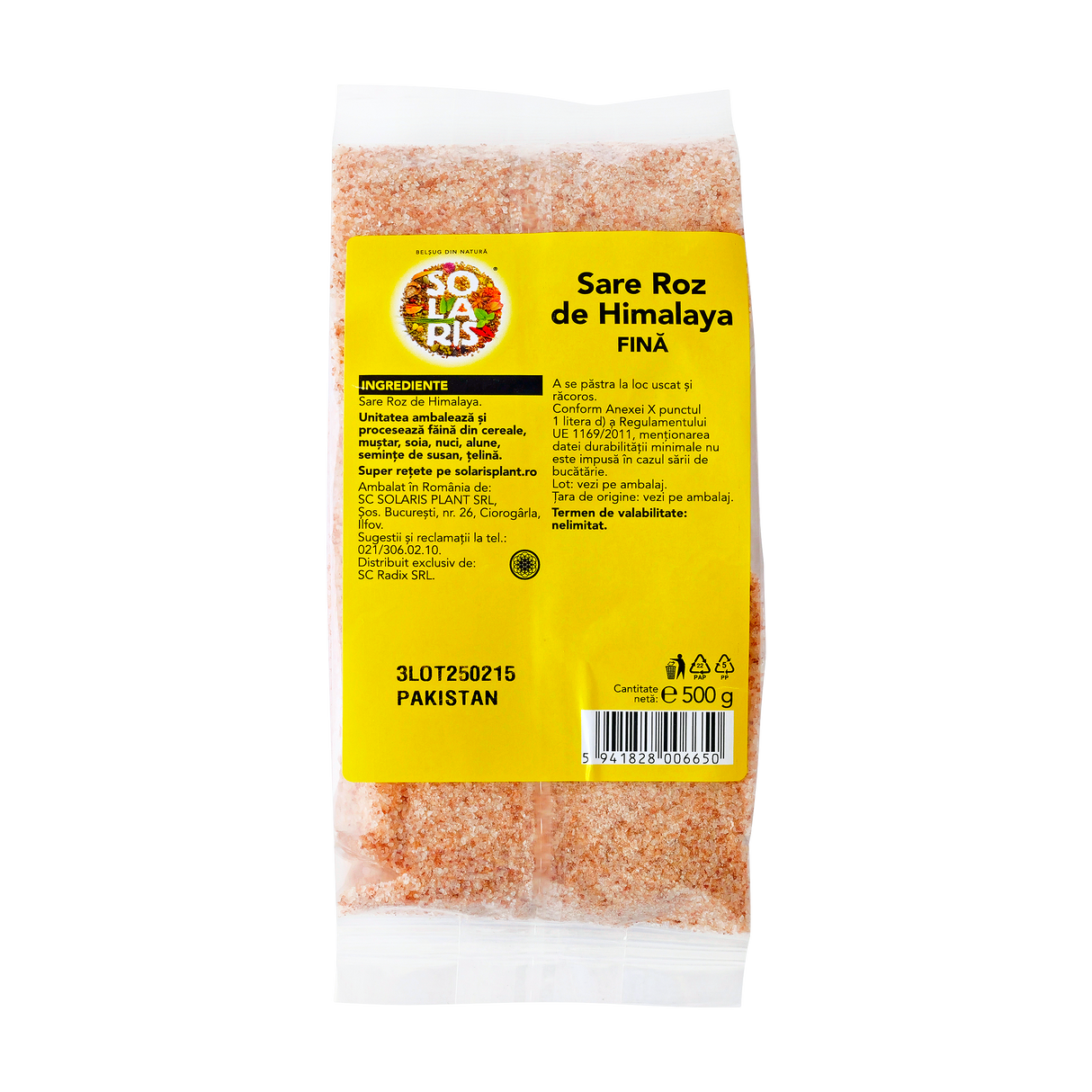 Sare roz de himalaya fina 500 g