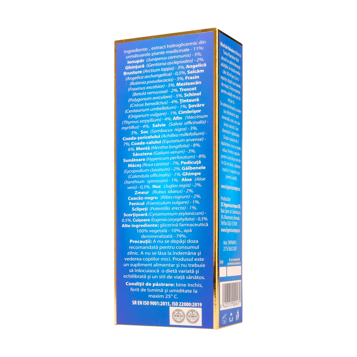 Bitter taina plantelor fara alcool 200 ml