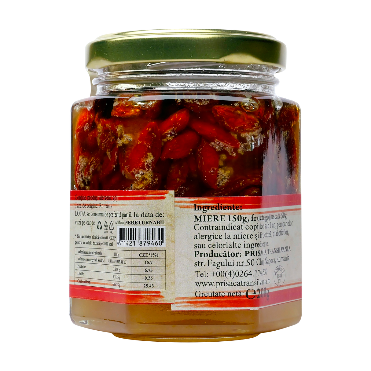 Miere cu goji 200 g