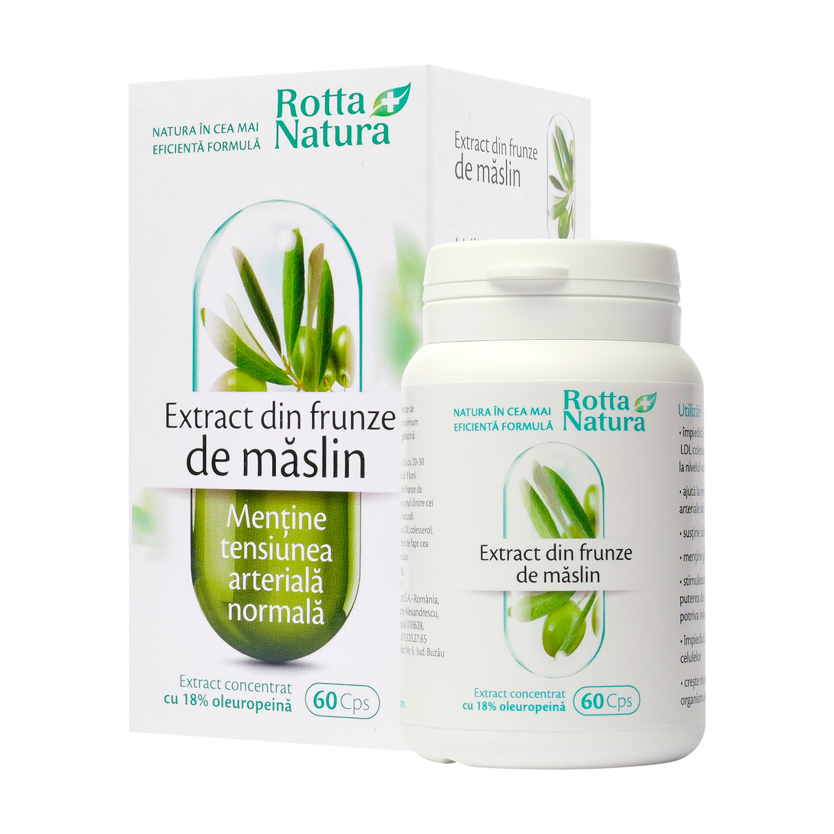 Extract din frunze de maslin 60 capsule