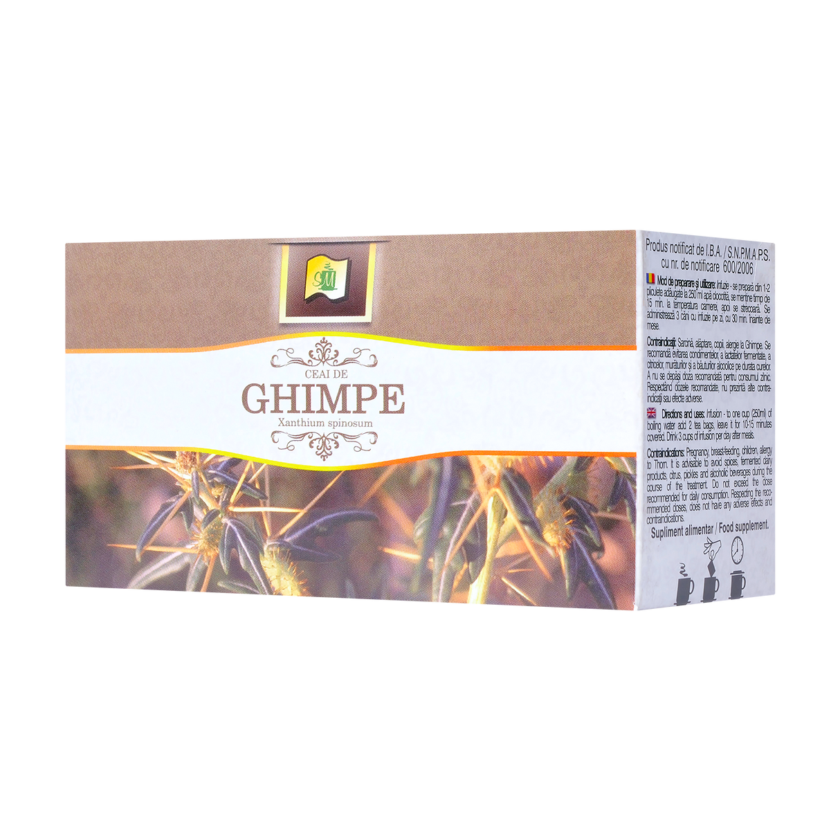 Ceai ghimpe iarba 20 plicuri