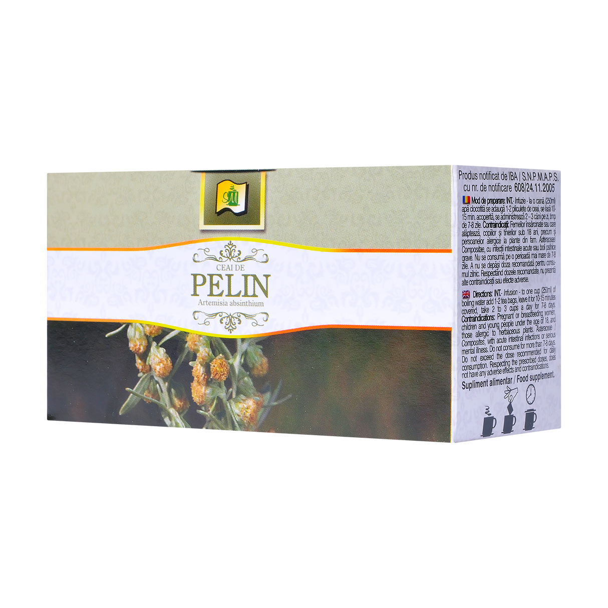 Ceai pelin iarba 20 plicuri