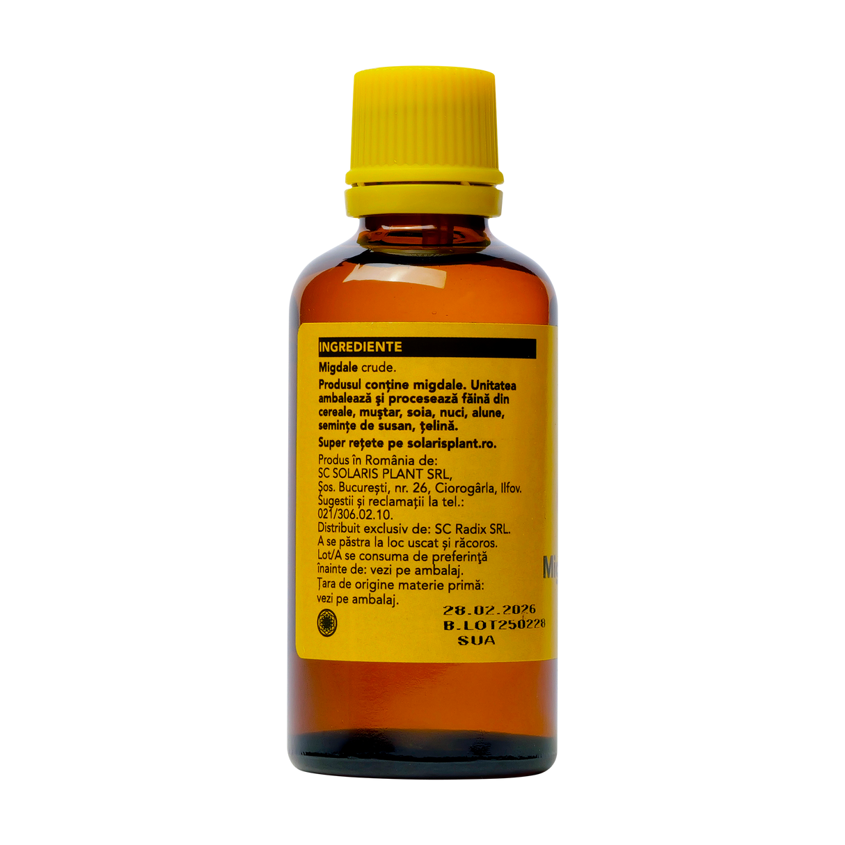 Ulei migdale dulci presat la rece 50 ml