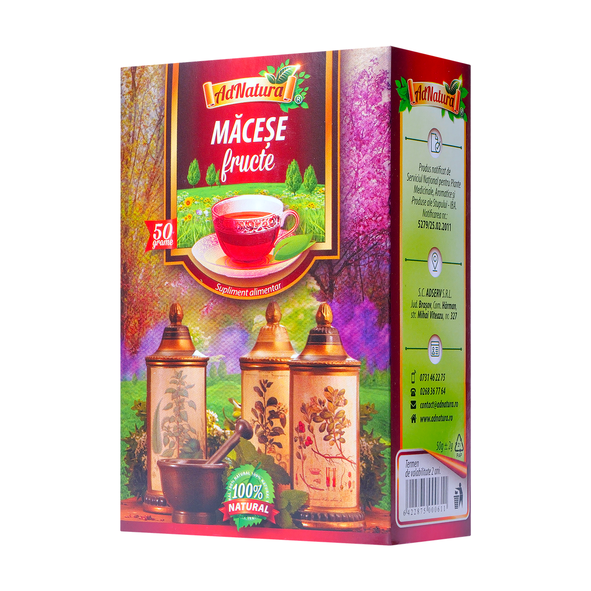 Ceai de Macese intregi 50 g