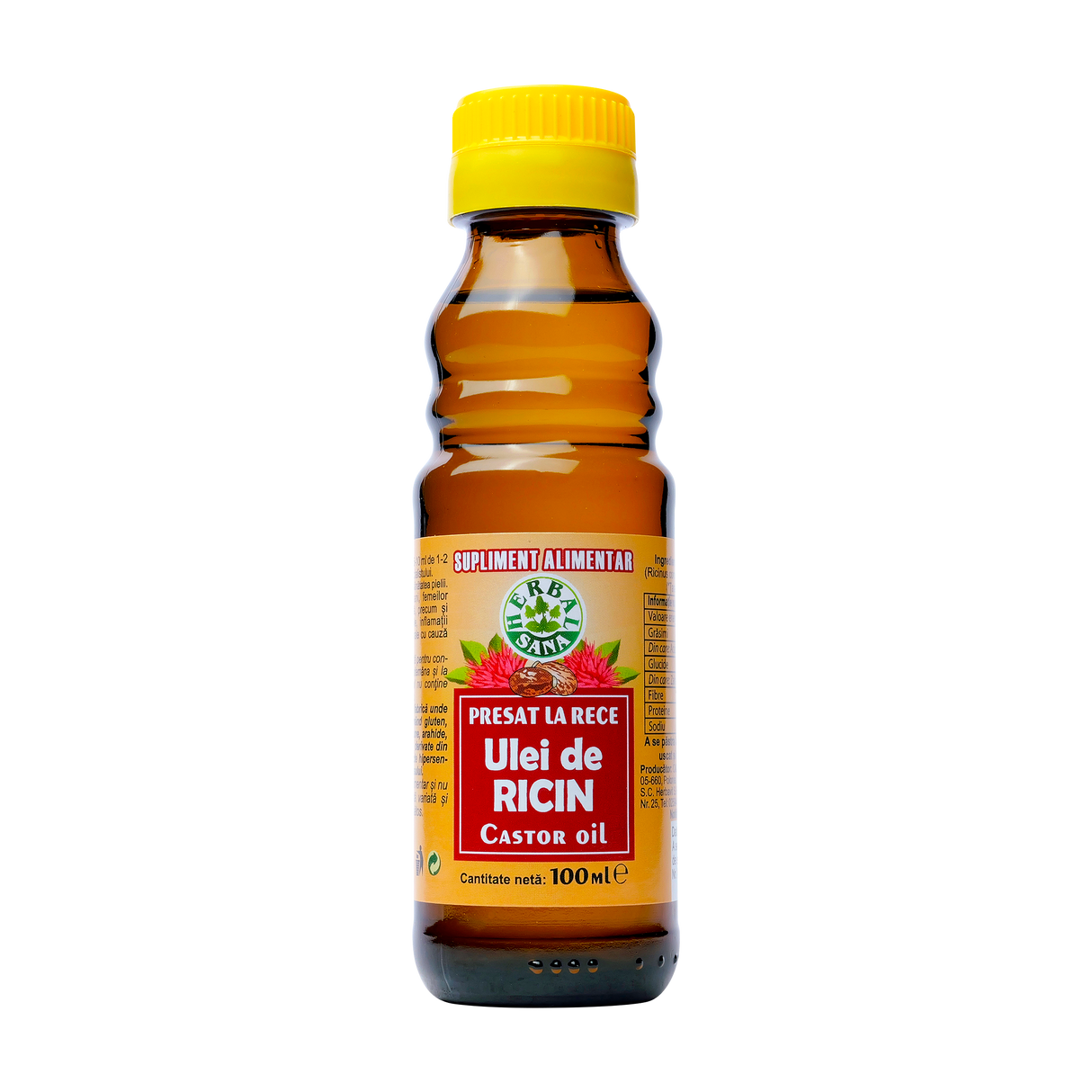 Ulei ricin 100 ml Herbavit