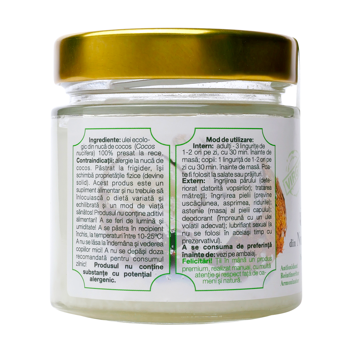 Ulei cocos 175 ml