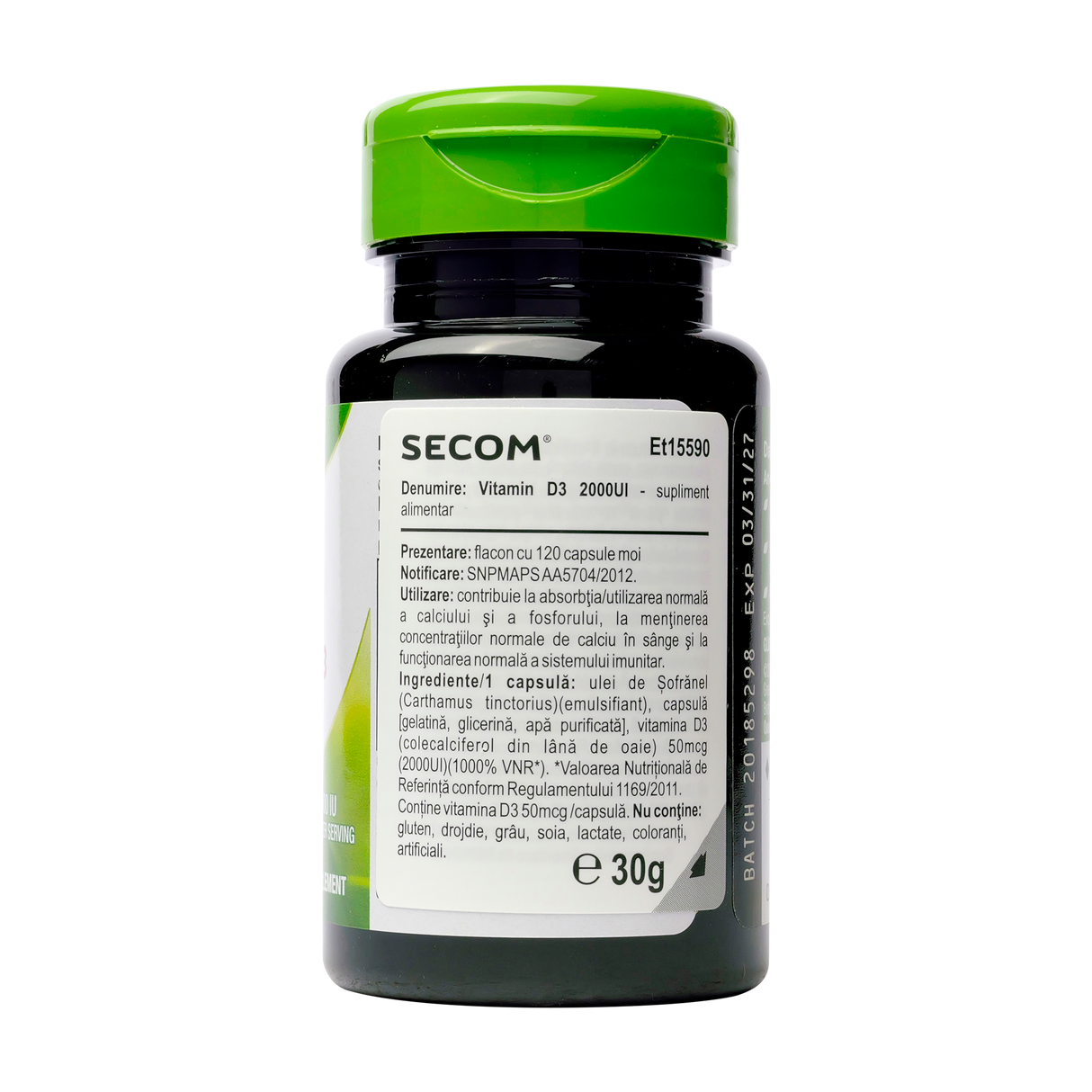 Vitamin D3 2000iu 120 capsule