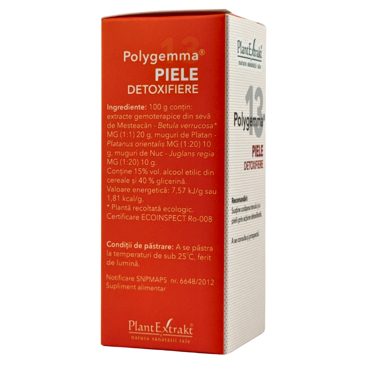 Polygemma 13 Piele-Detoxifiere 50 ml