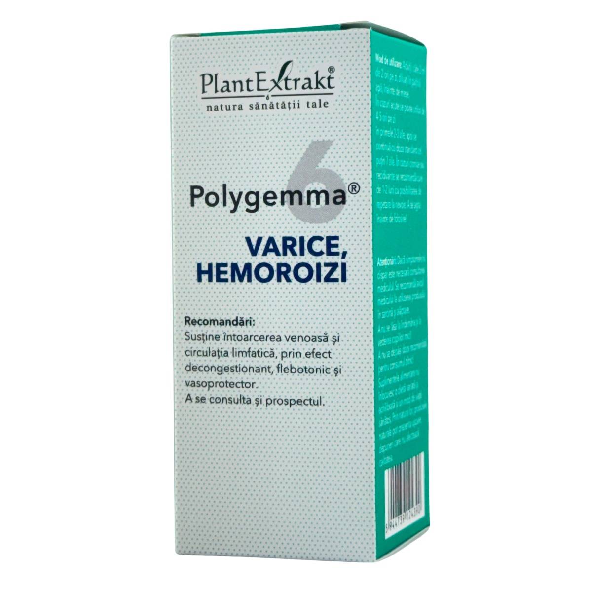 Polygemma 6 - Varice, Hemoroizi 50 ml