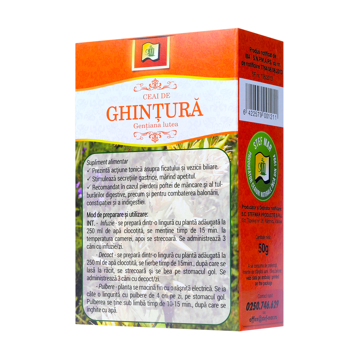 Ceai ghintura 50 g