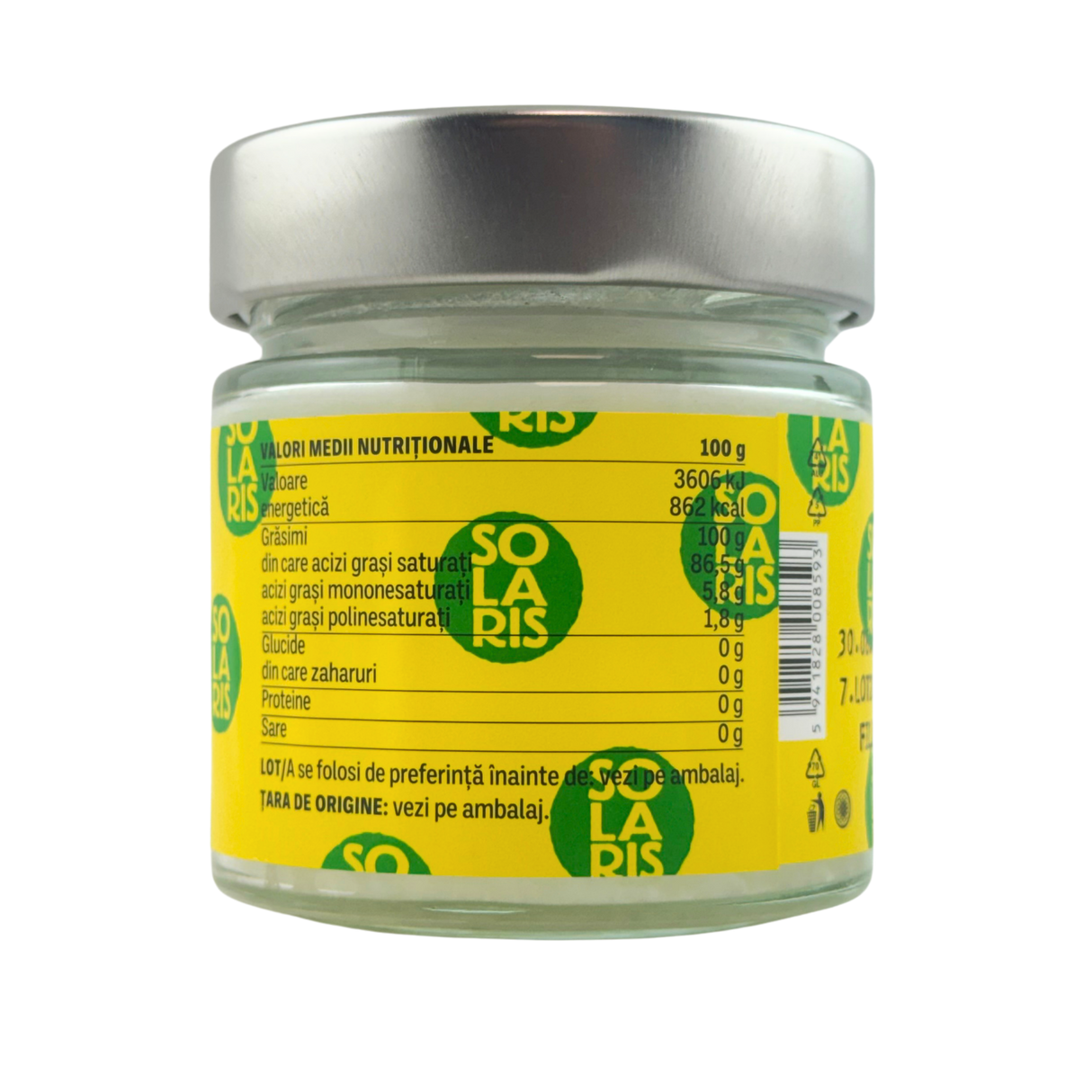 Ulei cocos presat la rece 200 ml