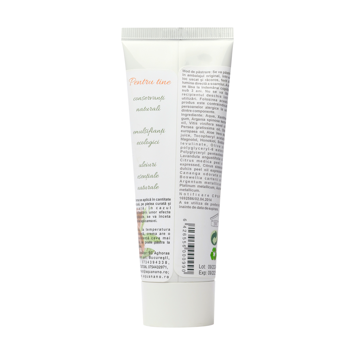 Crema helia cu aur, argint si platina coloidala 75 ml
