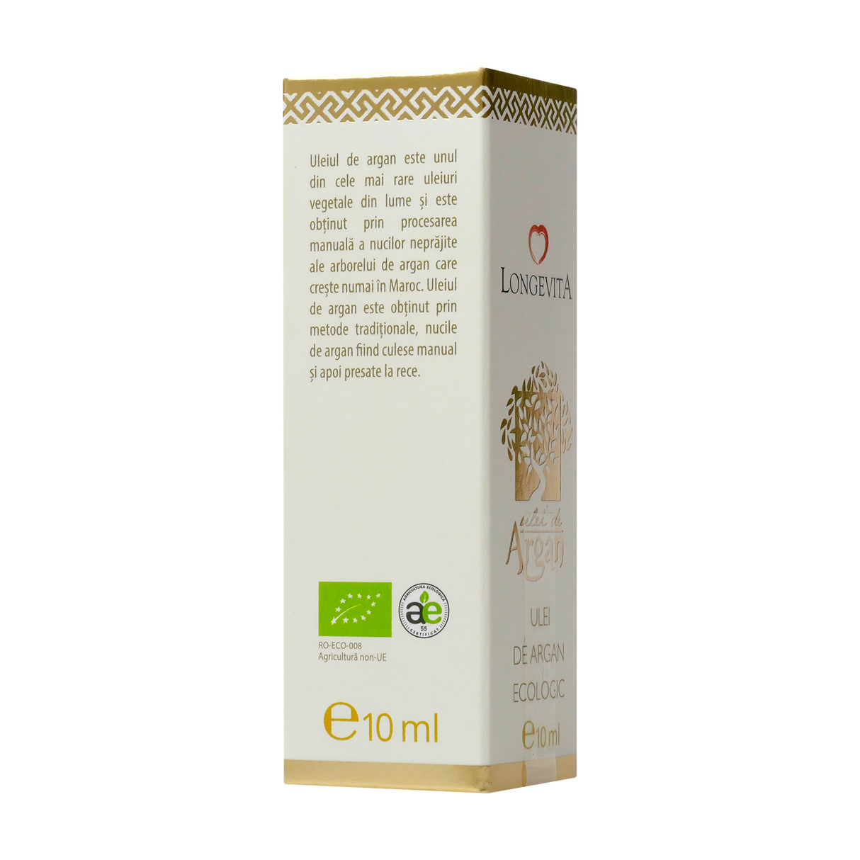 Ulei argan presat la rece eco 10ml Longevita