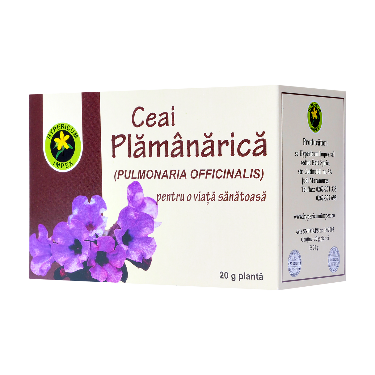 Ceai plamanarica 20 g