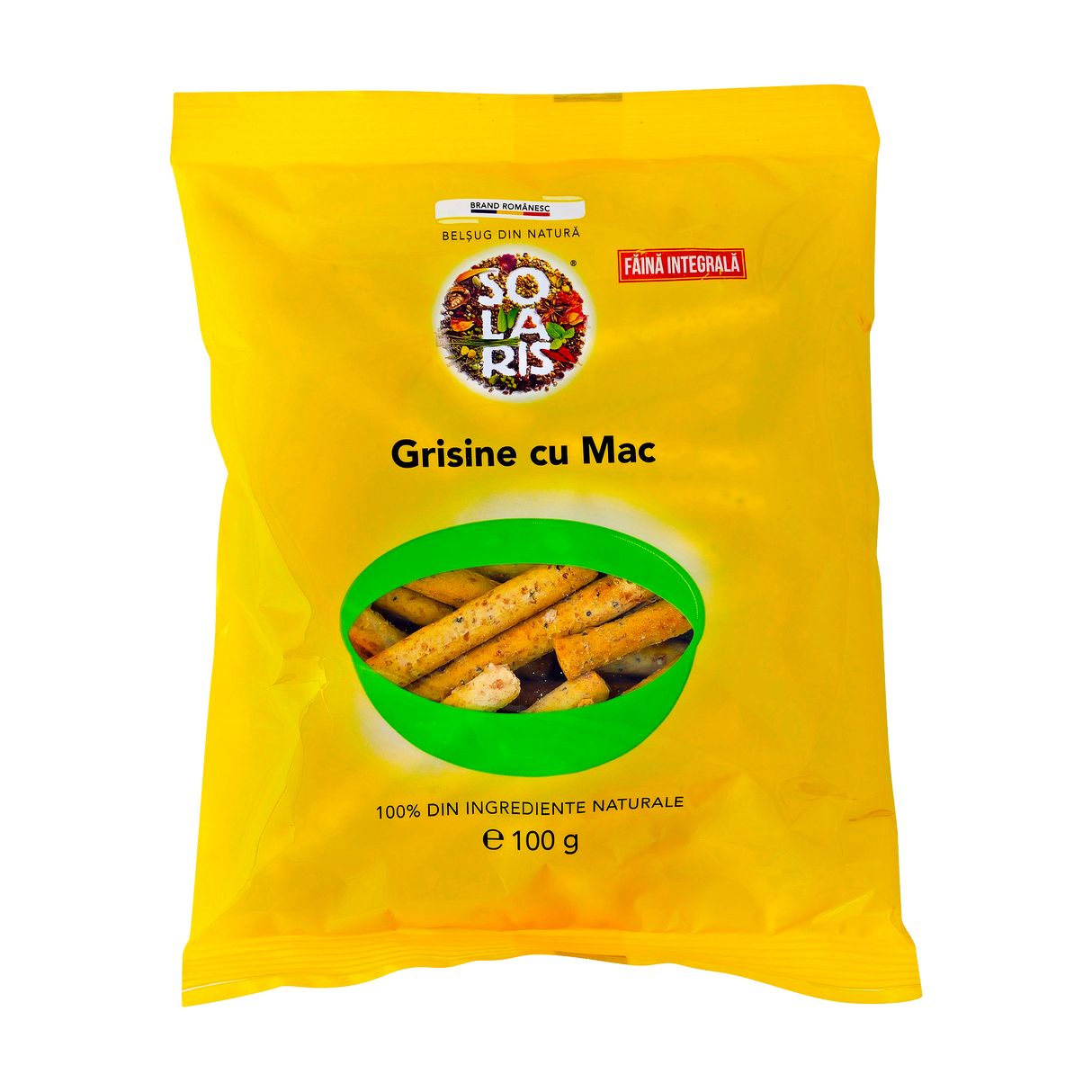 Grisine faina integrala si mac 100 g