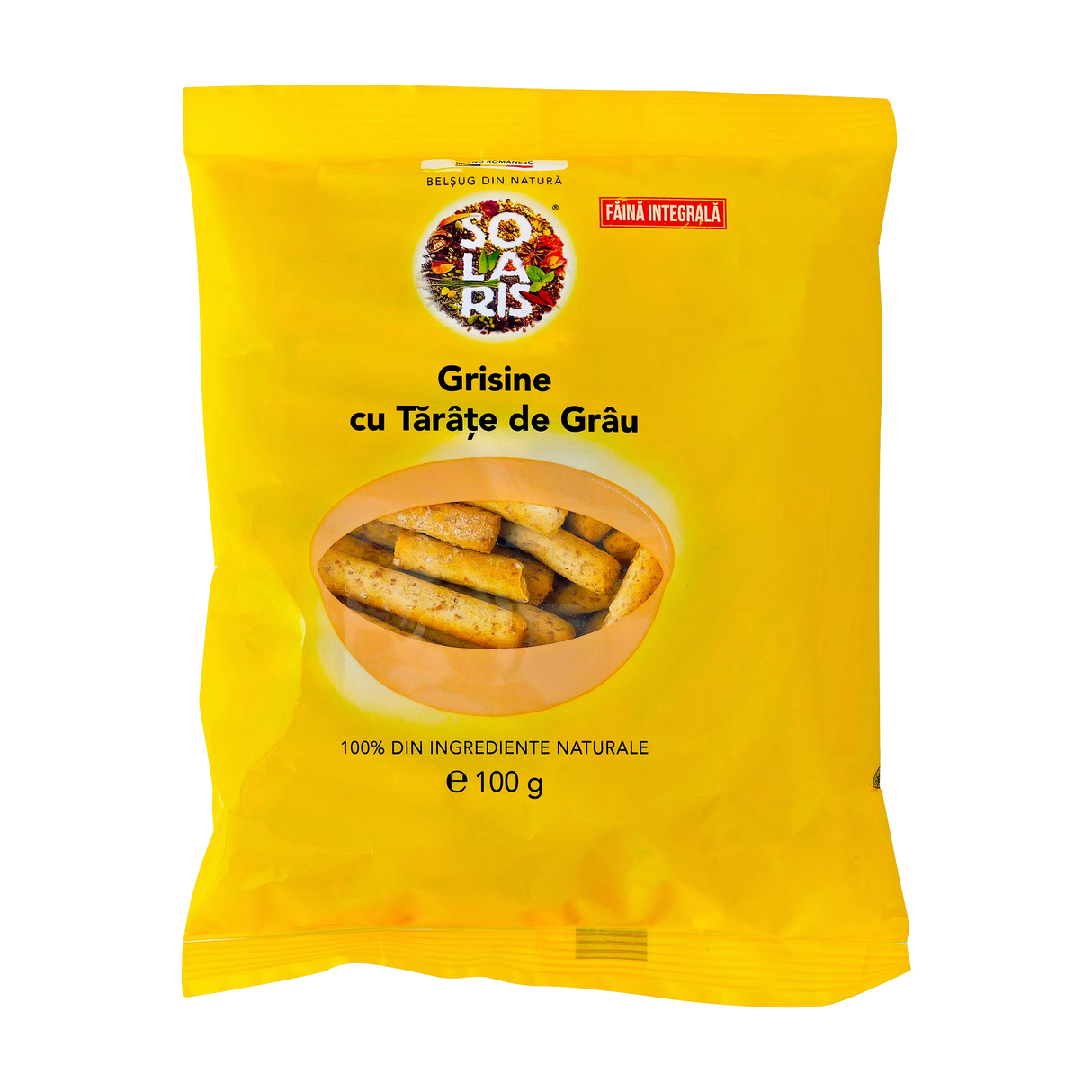 Grisine faina integrala si tarate grau 100 g