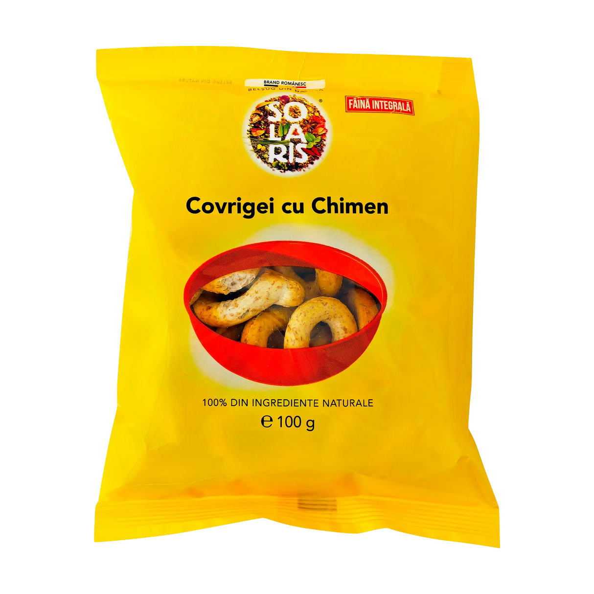 Covrigei faina integrala si chimen 100 g