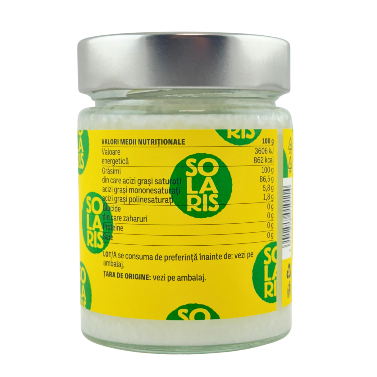 Ulei cocos presat la rece 300 ml