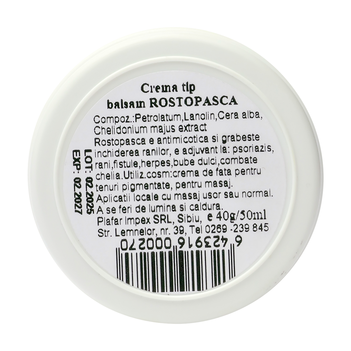 Unguent rostopasca 40 g