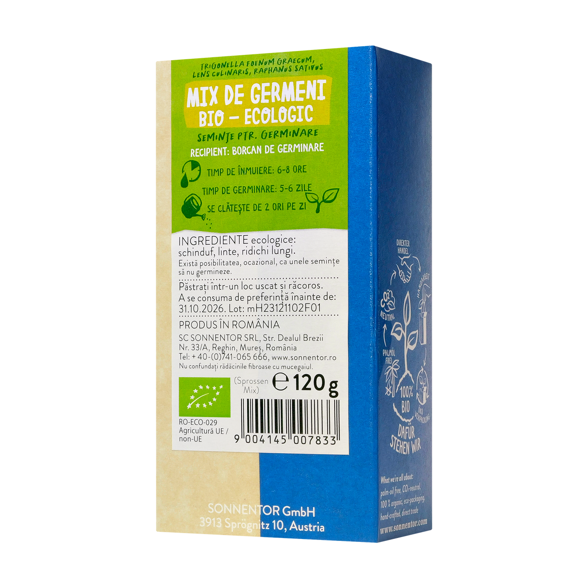 Seminte (germeni) mix germeni 120 g