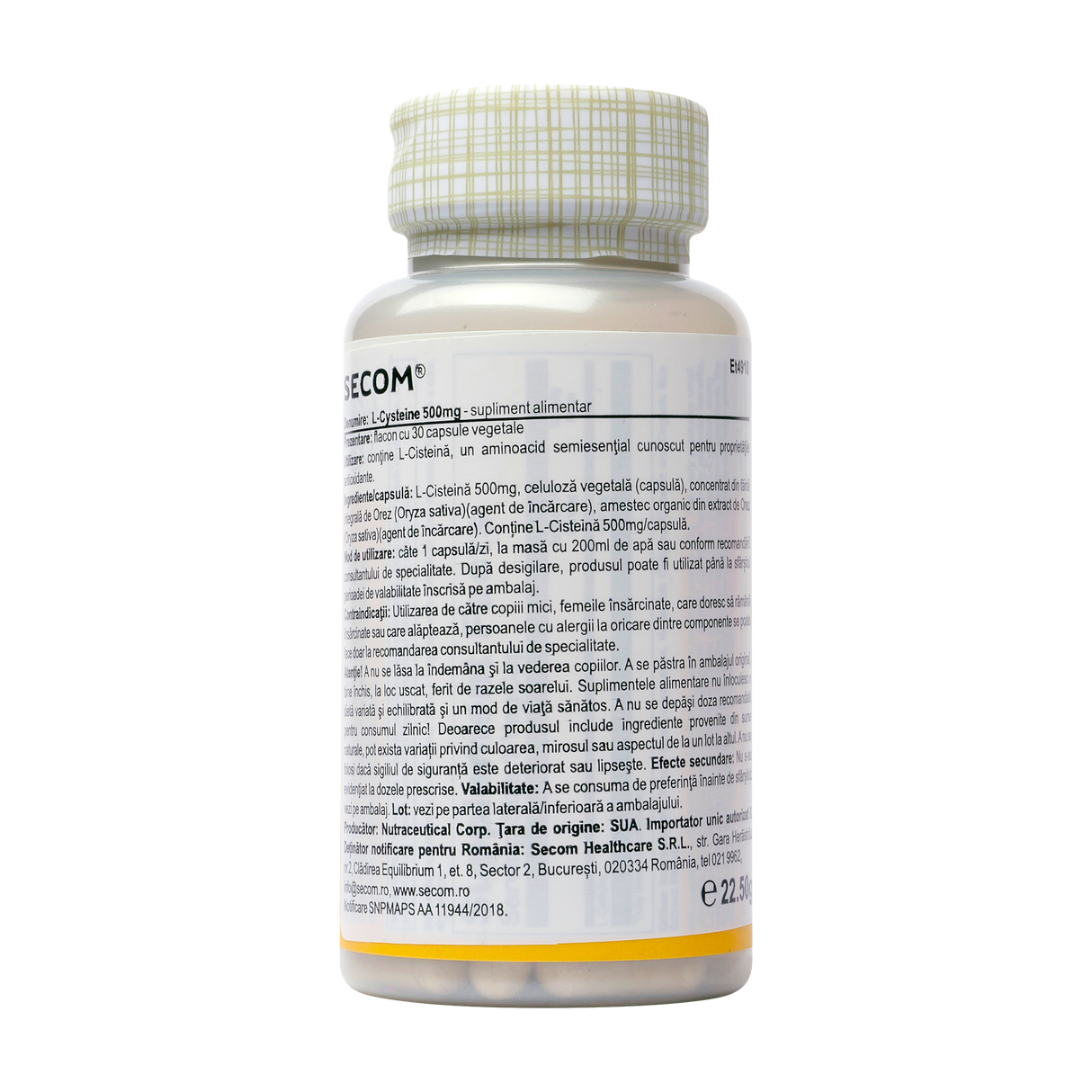L-cysteine 500mg 30 capsule