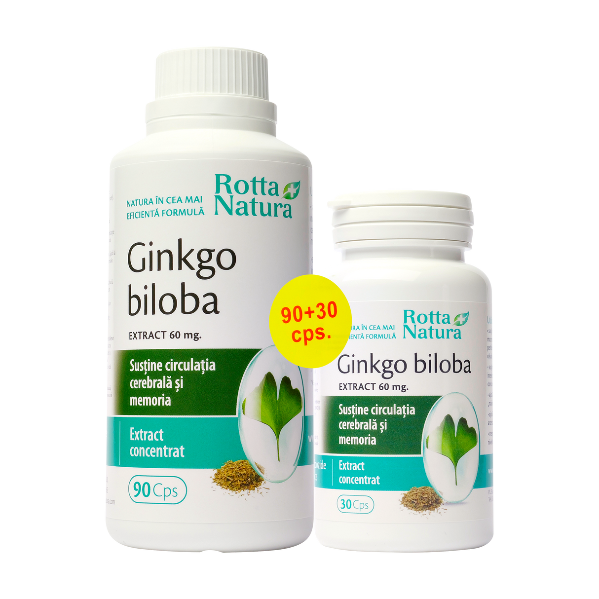 Pachet ginkgo biloba extr.60mg 120 capsule