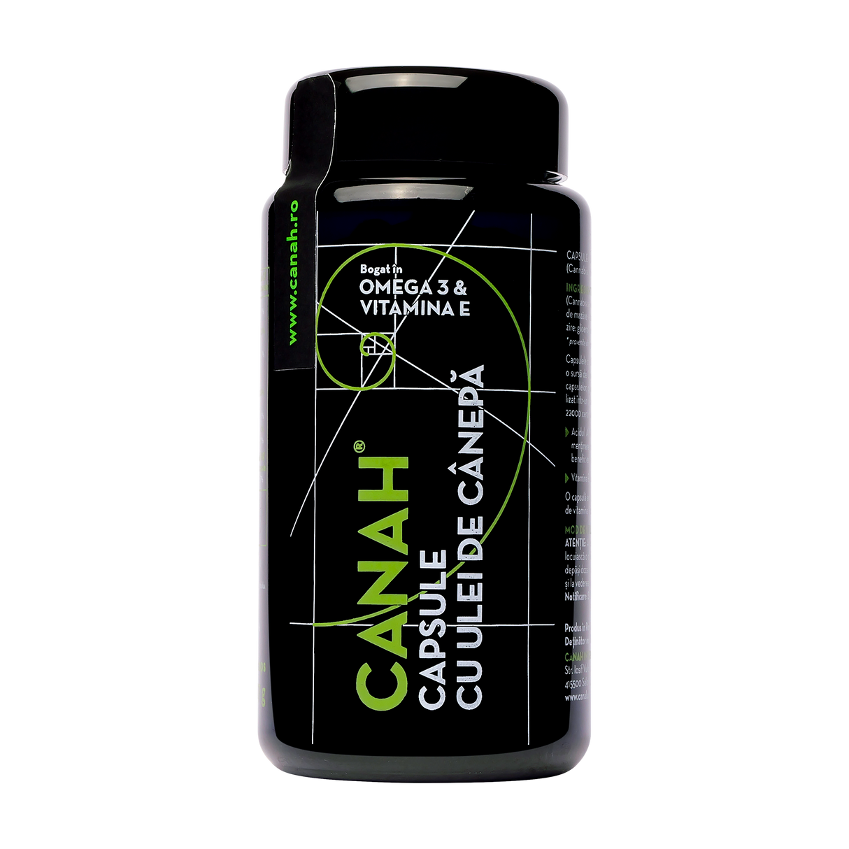 Capsule cu Ulei de Canepa 1335 mg 90 capsule