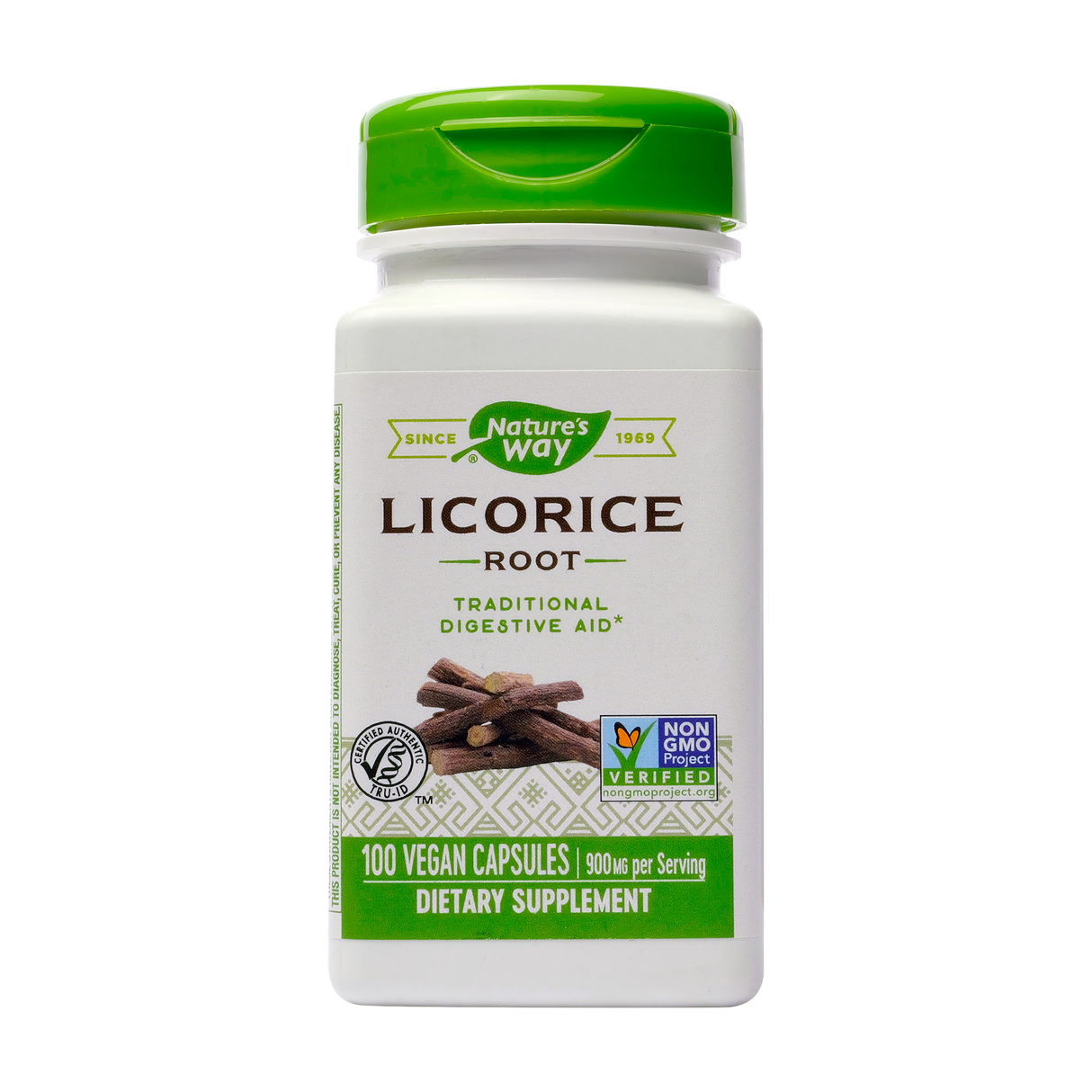 Licorice lemn dulce 450mg 100 capsule