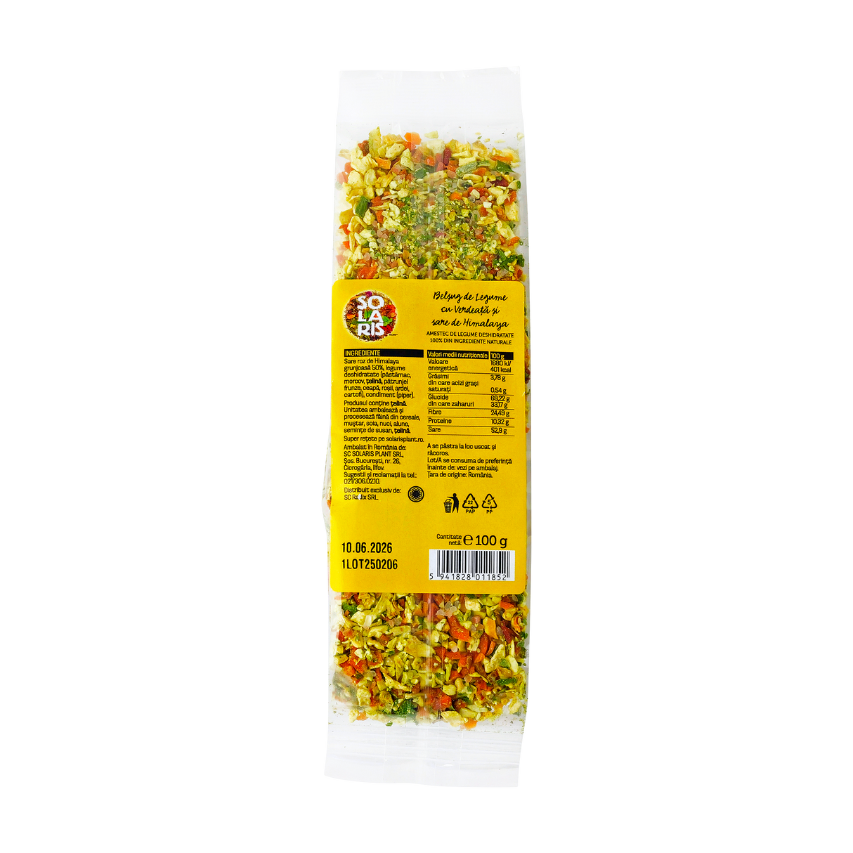 Belsug legume cu verdeata si sare roz de himalaya 100 g