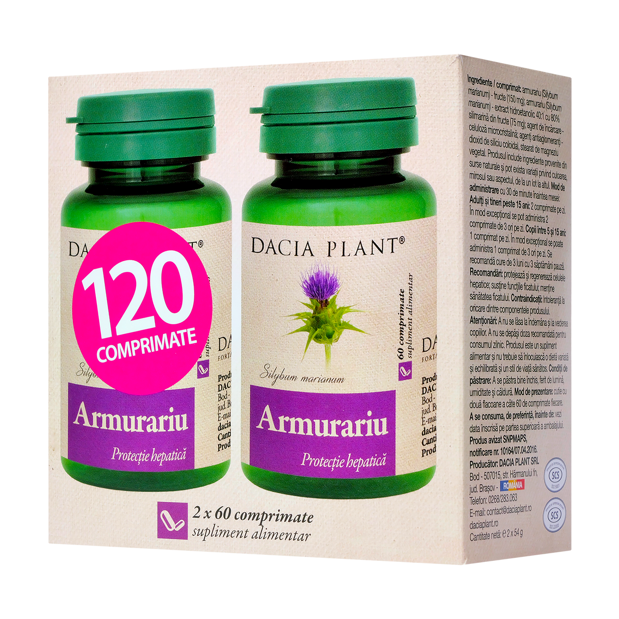 Armurariu 120 comprimate