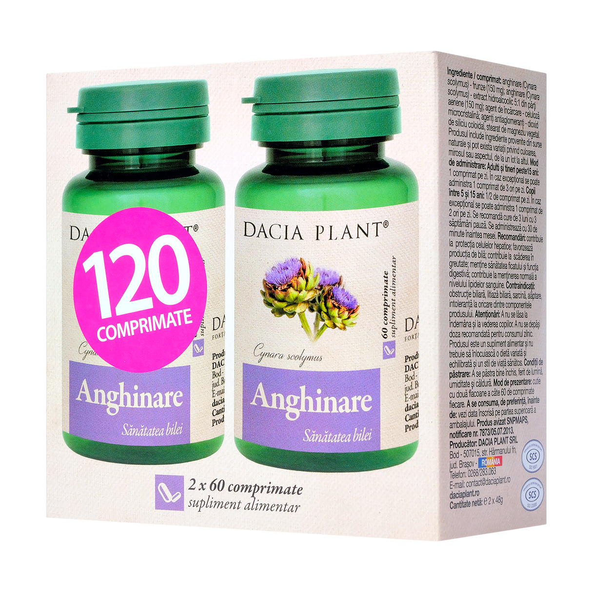 Anghinare 120 comprimate
