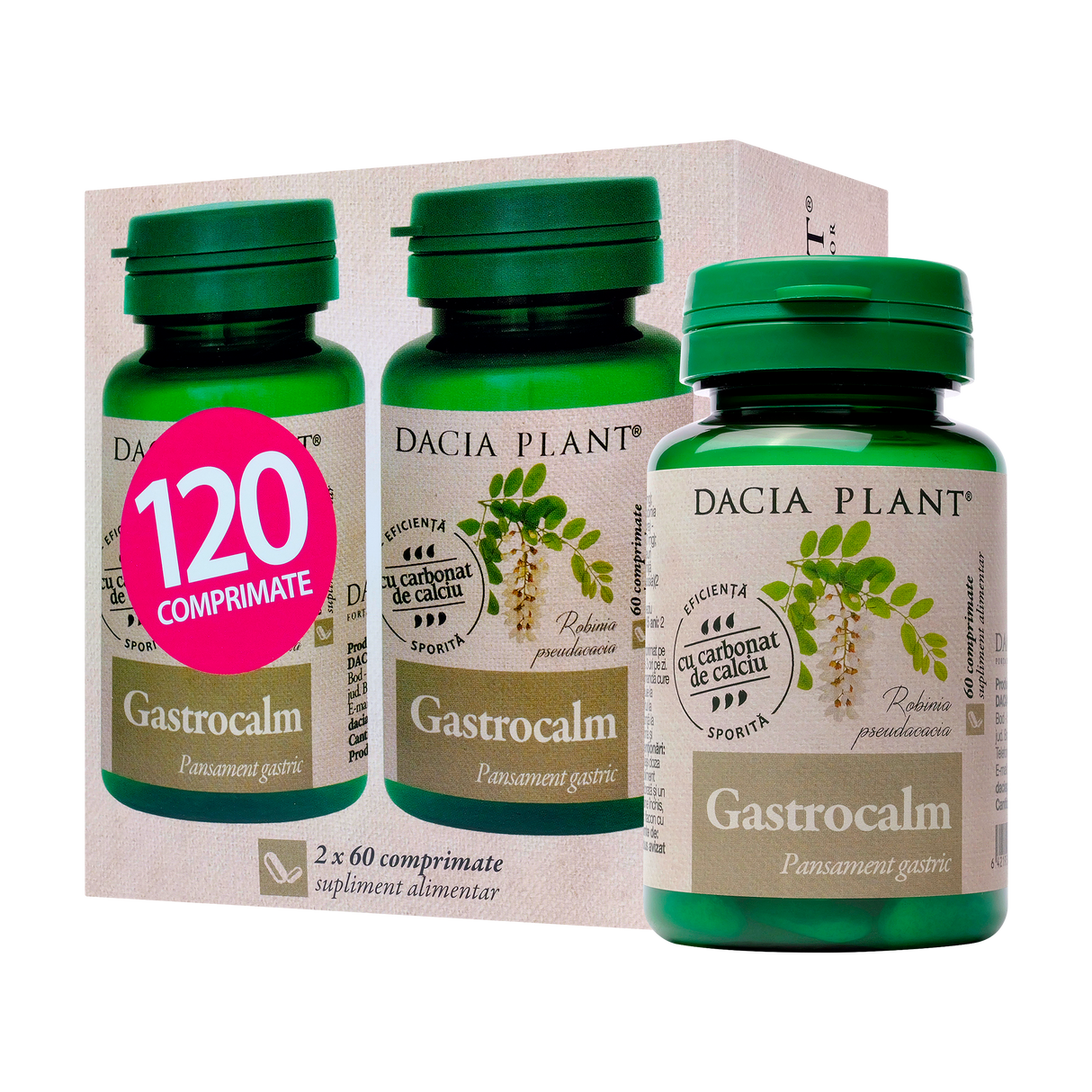 Gastrocalm 120 comprimate