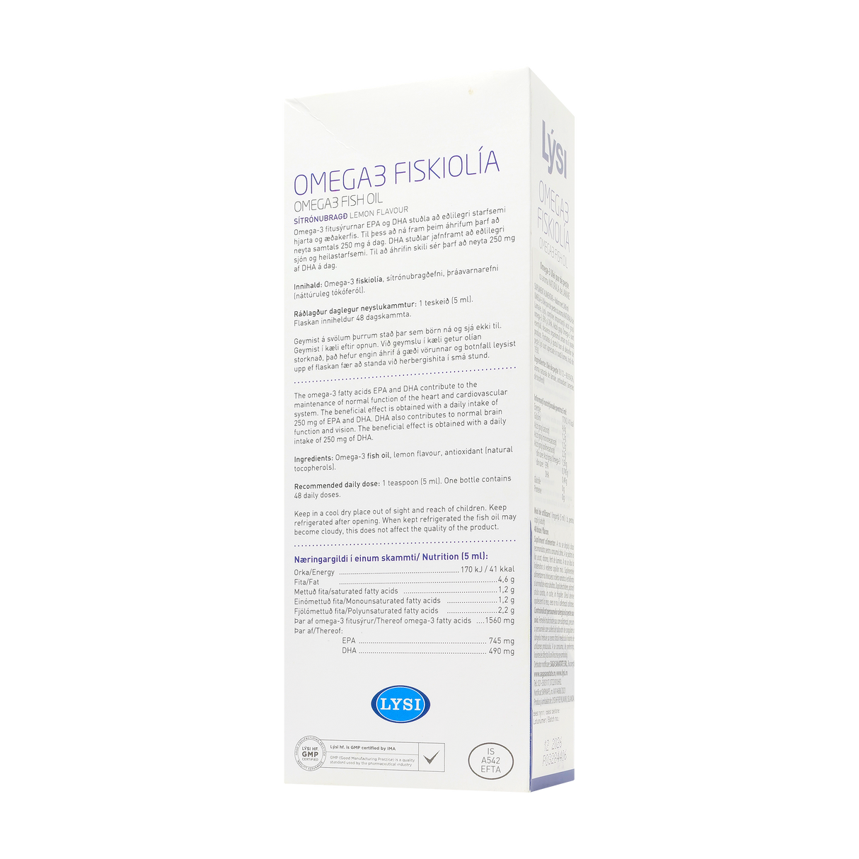 Omega 3 cu aroma lamaie 240 ml