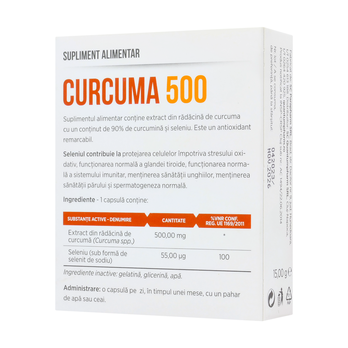 Curcuma 500 30 capsule
