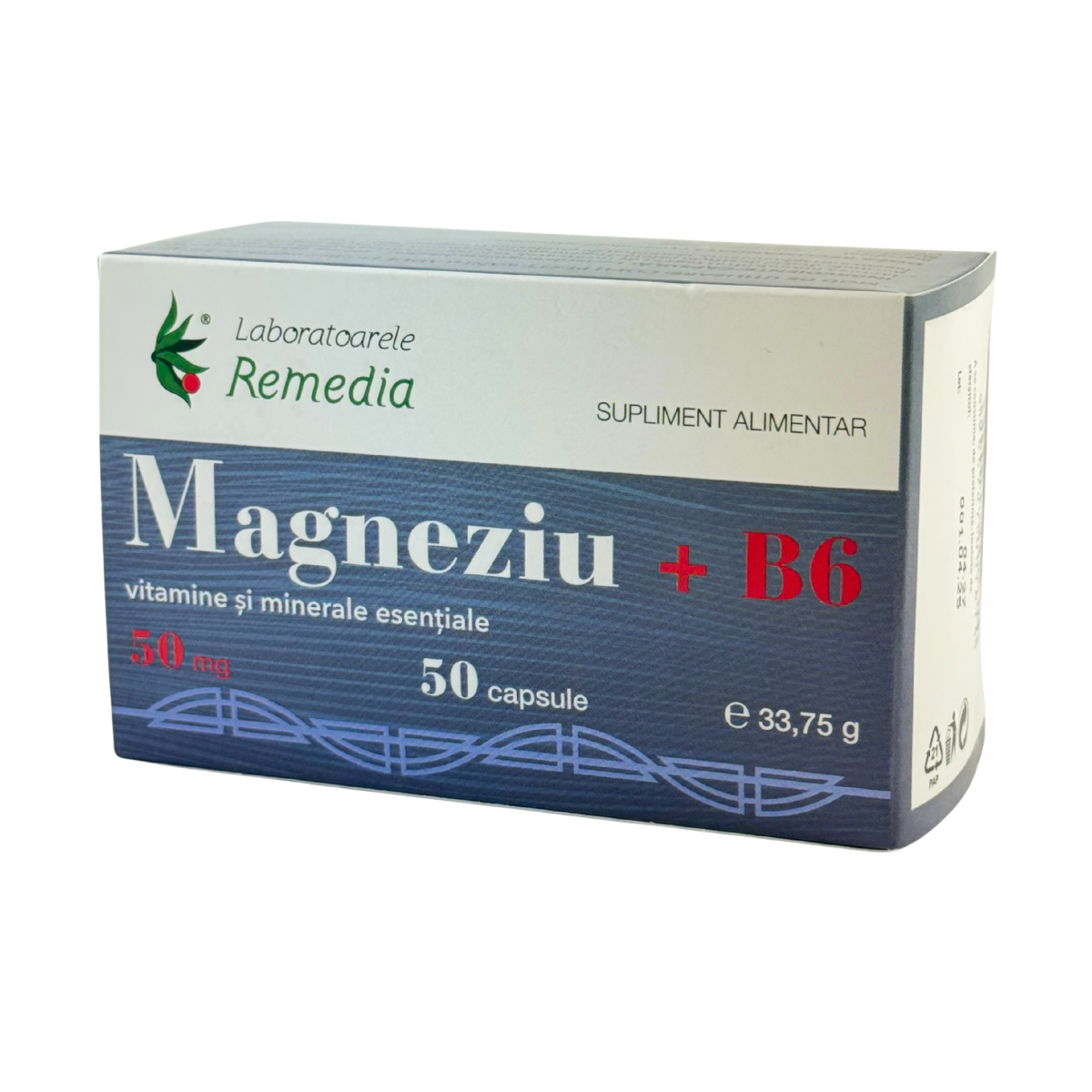 Magneziu + B6 50mg 50 comprimate