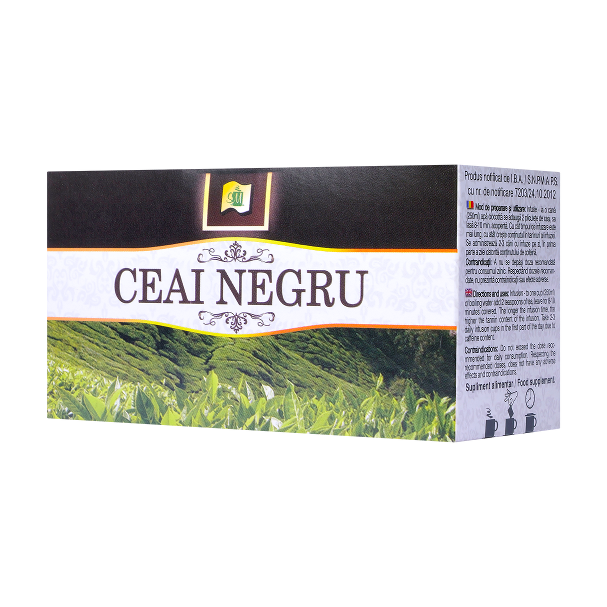 Ceai negru frunza 20 plicuri