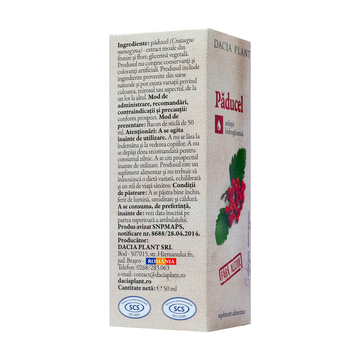 Paducel fara alcool 50 ml