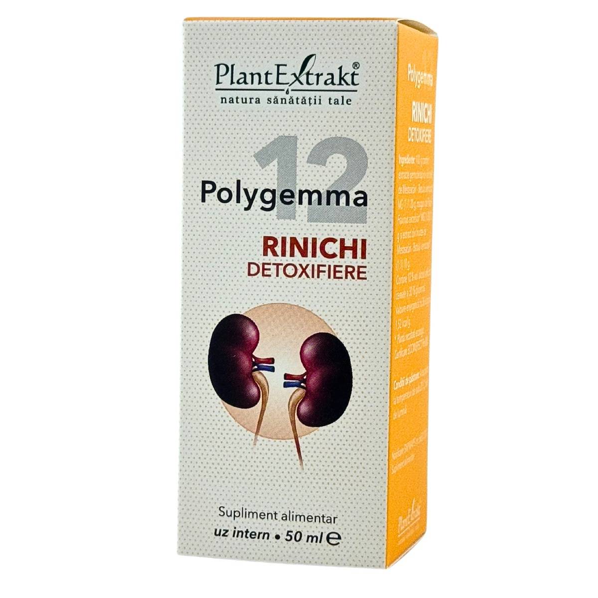 Polygemma 12 - Rinichi-Detoxifiere 50 ml