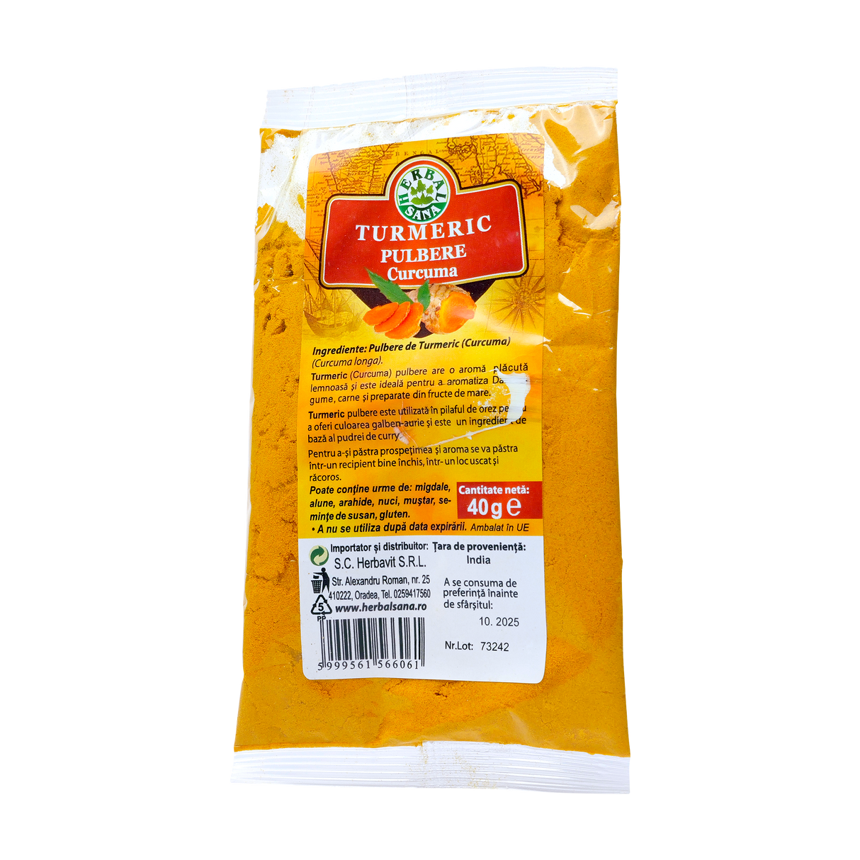 Turmeric pulbere 40 g