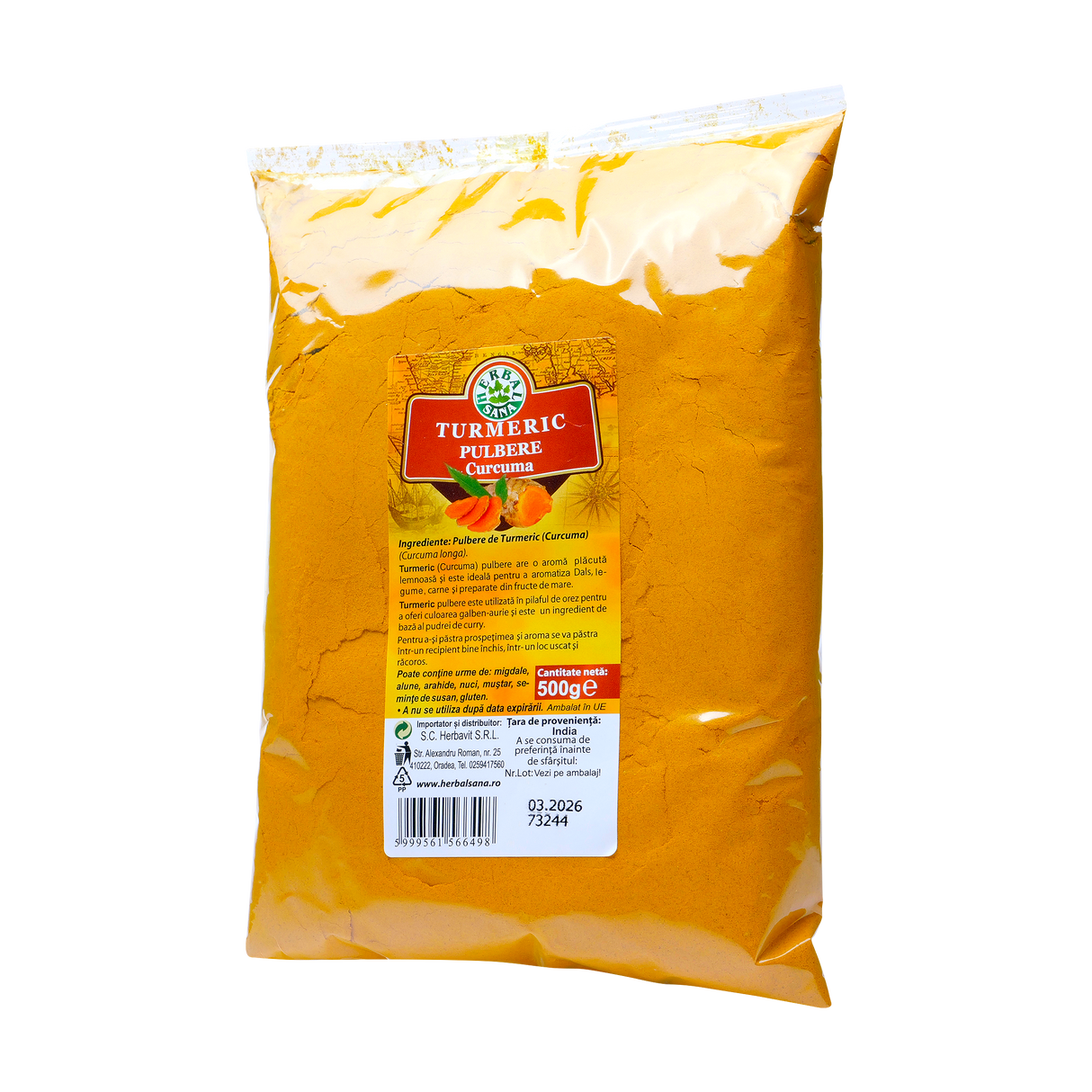 Turmeric pulbere 500 g