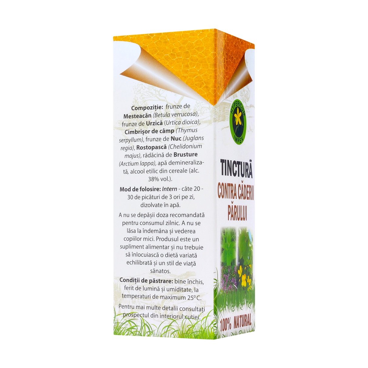 Tinctura contra caderii parului 50 ml