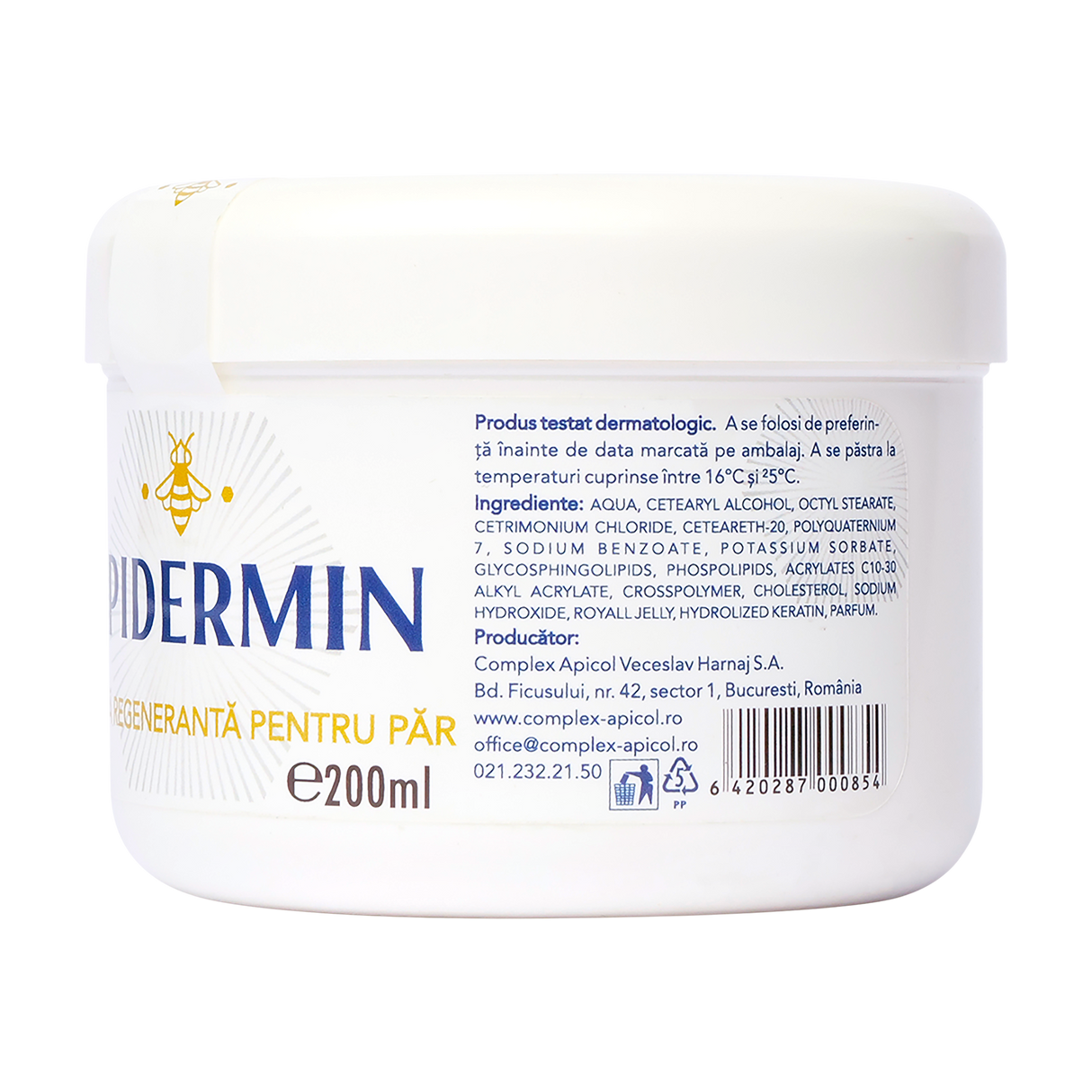 Apidermin masca regeneranta par 200 ml