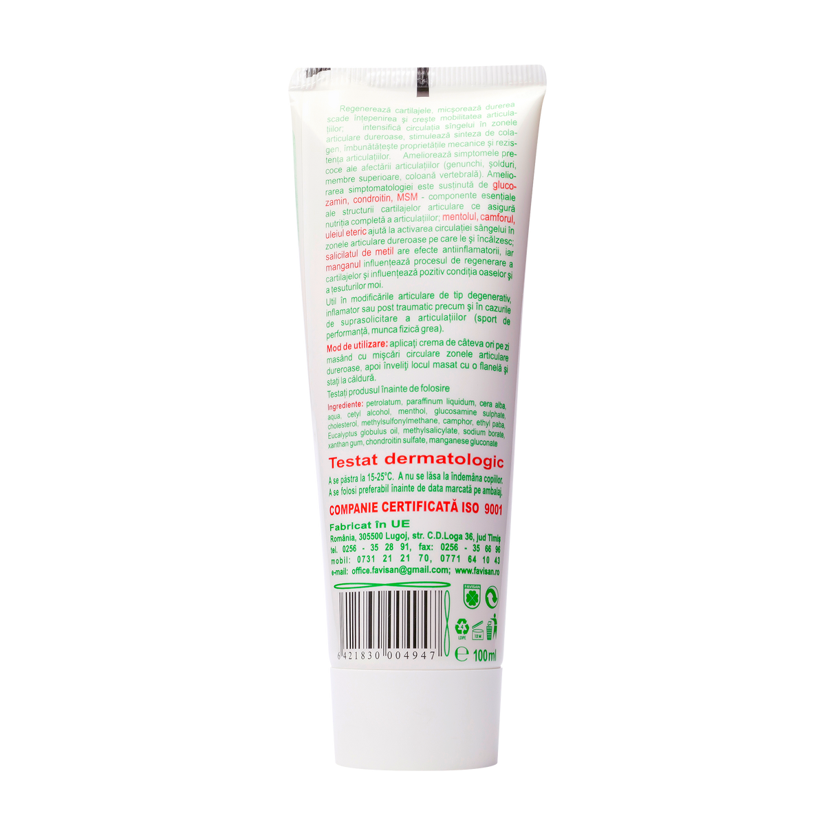 Crema masaj Faviartrosan 100 ml